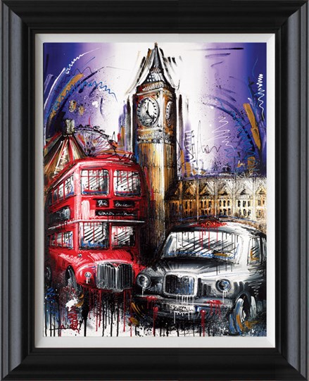 Playing for Time by Samantha Ellis - Framed Hand Finished Limited Edition on Canvas